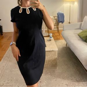 Talbots navy dress